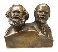 Statua di Marx Lenin, Leader Lenin Bust Statue Marx Bust Statue Great People Memorial Sculpture Desktop Decoration Decoration Copper Office Ornaments Ornaments