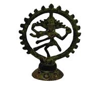 Statua Di Natraja Dio Shiva Danza In Ottone Pooja Puja Ornamento Hindu