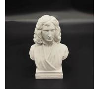 Statua di Newton Scienziato Einstein Busto Statua Stampa 3D Figura di Galileo Madame Curie Scultura Tesla per Soggiorno Home Desk Decor, Tesla Collection Figurine Hawking Bust (Isaac Newton)