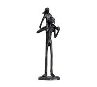 Statua di padre e figlia: statua moderna di legame familiare, arte regalo sentimentale | Scultura di relazione genitore-figlio, decorazione interna calda, collezione emotiva per la famili