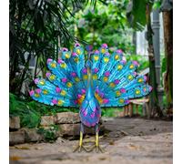 Statua di pavone decorativa delicata decorazione della casa per il paesaggio