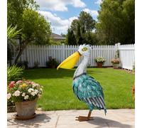 Statua Di Pellicano Da Giardino, Moderna Scultura In Ferro Ornamentale Per