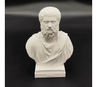 Statua di Platone antico filosofo greco con stampa 3D, statue da 10 cm, statuetta greca, decorazione applicabile per casa, scrivania da ufficio (platone)
