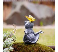 Statua di rana yoga Luce solare Lampada ornamentale Decorazione per la casa Luce