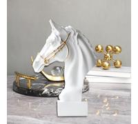 Statua di , scultura di cavallo 3D, opera d'arte artigianale, statuette in