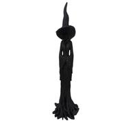 Statua di strega retrò di Halloween, 20,1 cm/30 cm/50 cm, statuetta gotica in resina, statuetta di strega a botte di cracker, tema misterioso maledizione per la decorazione della casa e decorazione