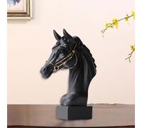 Statua di testa di cavallo, decorazione per la casa, scultura cavallo 3D per