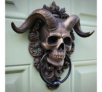 Statua di testa di teschio di pecora Teschio Appeso Battente per porta Montaggio