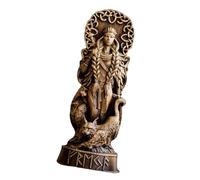 Statua di Thor, statuetta di divinità, in resina, scandinavo, pantheon, decorazione per casa e ufficio, centrotavola per matrimoni