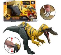 Statua dinosauro Ceratosuchops Jurassic World con ruggito selvaggio e parti mobili