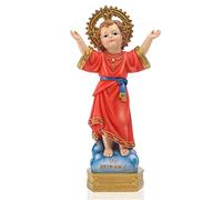 Statua Divino Nino di 20,3 cm, in resina, regalo per religione a colori con braccia aperte, statuette divine bambino Gesù, adatte per riempimento interno per decorazioni religiose o religiosa
