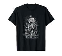 Statua epicurea del filosofo Romano di Lucrezio Maglietta