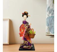 Statua etnica della ragazza delle bambole della geisha giapponese per la