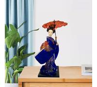 Statua etnica della ragazza delle bambole della geisha giapponese per la