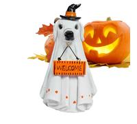 Statua Fantasma Divertente, Fantasmi Animali Spettrali Con Luci Decorazione, Decorazioni per Tavolo Casa Stregata Sentiero Campeggio Finestra