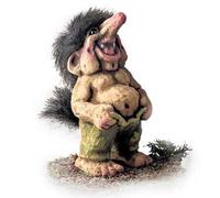 Statua Fat Troll Portafortuna Nyform 840124