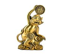Statua Feng Shui Decorazione Feng Shui Zodiaco Cinese Scimmia Anno della Fortuna Statua Portafortuna, Decorazione da scrivania Perfetta per la Tua casa o Il Tuo Ufficio Ornamenti scultorei
