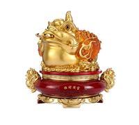 Statua Feng Shui, Decorazione geomantica del presagio, Cornucopia del rospo a Tre Zampe, Decorazione per Ufficio, Scultura del rospo Che attrae la Fortuna, Ornamenti scultorei
