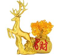 Statua Feng Shui, Sculture E Statue di Alci, Statua Feng Shui Cervo Albero della Fortuna Decorazione della Casa Soggiorno Mobile TV Armadietto del Vino Regali Regalo di Benedizione