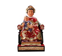 Statua Feng Shui Statua di Buddha Durevole Decorazioni in Resina per la casa Soggiorno Bambino in Mano Statua di Buddha dignitosa e Pacifica per sposi novelli Ornamenti scultorei