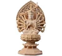 Statua Fengshui KwanYin, Statuetta del Bodhisattva Guan Yin dalle Mani, Ciondolo per Auto, Statua del Buddha Guan Yin, Statua di Kuan Yin, Regali Feng Shui Cinesi appesi per Ornamenti Decorativi per