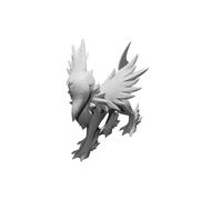 Statua Figura Mega Absol Pokemon Modello Stampato 3D Scultura Decorativa Coll