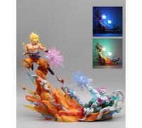 Statua Figure combattimento SON GOKU VS FREEZER cartone animato Dragon Ball DBZ