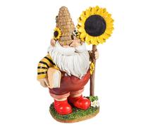 Statua gnomo da giardino dipinto a mano squisita decorazione in resina per il tu