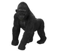Statua Gorilla 35x37,5x21,5 cm in Poliresina Nero