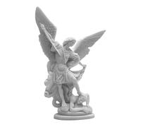 Statua greca di San Michele Arcangelo Lucifero sconfitto 28 cm