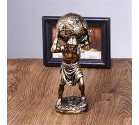 Statua Greca in Miniatura di Atlante Che regge Il Mondo, Statua del Dio Greco Atlante, Finitura in Bronzo, Scultura Greca da Collezione, Statua Il Mondo è Tuo, per Arredamento della casa,
