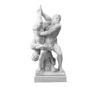 Statua greca romana di Ercole e Diomede 8° mitologia laburista, 39 cm