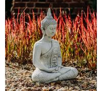 Statua guardiano del cancello Buddha tailandese statua in pietra 59 cm 33 kg ...