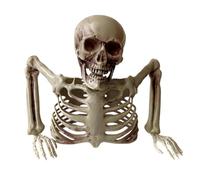 Statua Impermeabile Realistica Spaventosa Spettrale Dello Scheletro Di Hall | 215 G Di Scheletro Umano Decorazioni Di Halloween Per Cortile Giardino Prato Paesaggio Percorso Cimitero Casa Per Feste