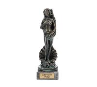 Statua in bronzo con base in marmo, figlia di Zeus, figlia di Venere nascente, Afrodite Zeus, 27 cm