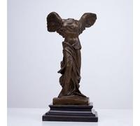 Statua in Bronzo della Vittoria alata di Samotracia - Scultura della dea Greca fusa a Cera persa da 11 Pollici, Replica di qualità museale di Un Antico trionfo, Ideale per la casa, L'Ufficio o per es