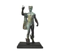 Statua in bronzo greca antica museo replica di Hermes (1208)