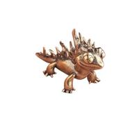 Statua in Miniatura di Dinosauro Bestia mitologica Creativa in Ottone, Scultura di Drago di Fuoco in Metallo, Ornamento da Tavolo, Accessori per la Decorazione di Micro paesaggi Bonsai per l