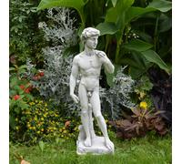 Statua in pietra David di Michelangelo 58 cm 9 kg grigio cemento bianco antigelo