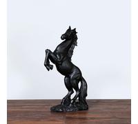 Statua in Resina Cavallo Da Combattimento Scultura di Stallone per La
