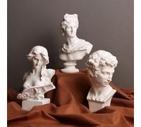 Statua in resina della figura di David in stile nordico greco, ornamento dell'atelier d'arte David Qinnu, opera d'arte grafica, decorazione per la casa Venere,Xiaowei,Apollo,Davide,QinnuABS