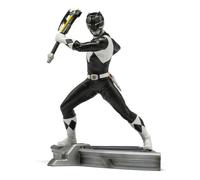 Statua in resina in scala 1:10 dei Power Rangers Black Ranger degli Iron Studios