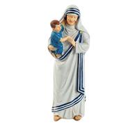 STATUA IN RESINA MADRE TERESA DI CALCUTTA H.29,5 CM