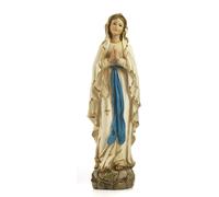 Statua in resina maria madonna di lourdes h.20 cm