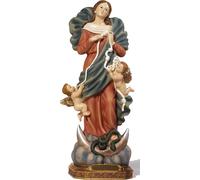 Statua in resina maria madonna scioglie nodi h.23 cm articoli religiosi