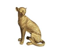 Statua in Resina, Ornamento Forte, Statuetta di Leopardo Selvaggio, Regali da Collezione per Amanti degli Animali, Scultura d'Arte Moderna, per Accessori da scrivania per la Decorazione della casa