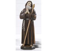 Statua in resina San Francesco 21 cm articoli religiosi
