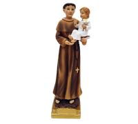 Statua in resina sant antonio di padova 30 cm