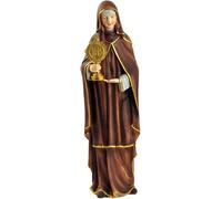 Statua in resina santa chiara h.30 cm articolo religioso