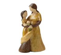 Statua madre e figlio, statua di mamma e figlia, statuetta abbracciata in resina, significativi ricordi familiari per casa, camera da letto, soggiorno